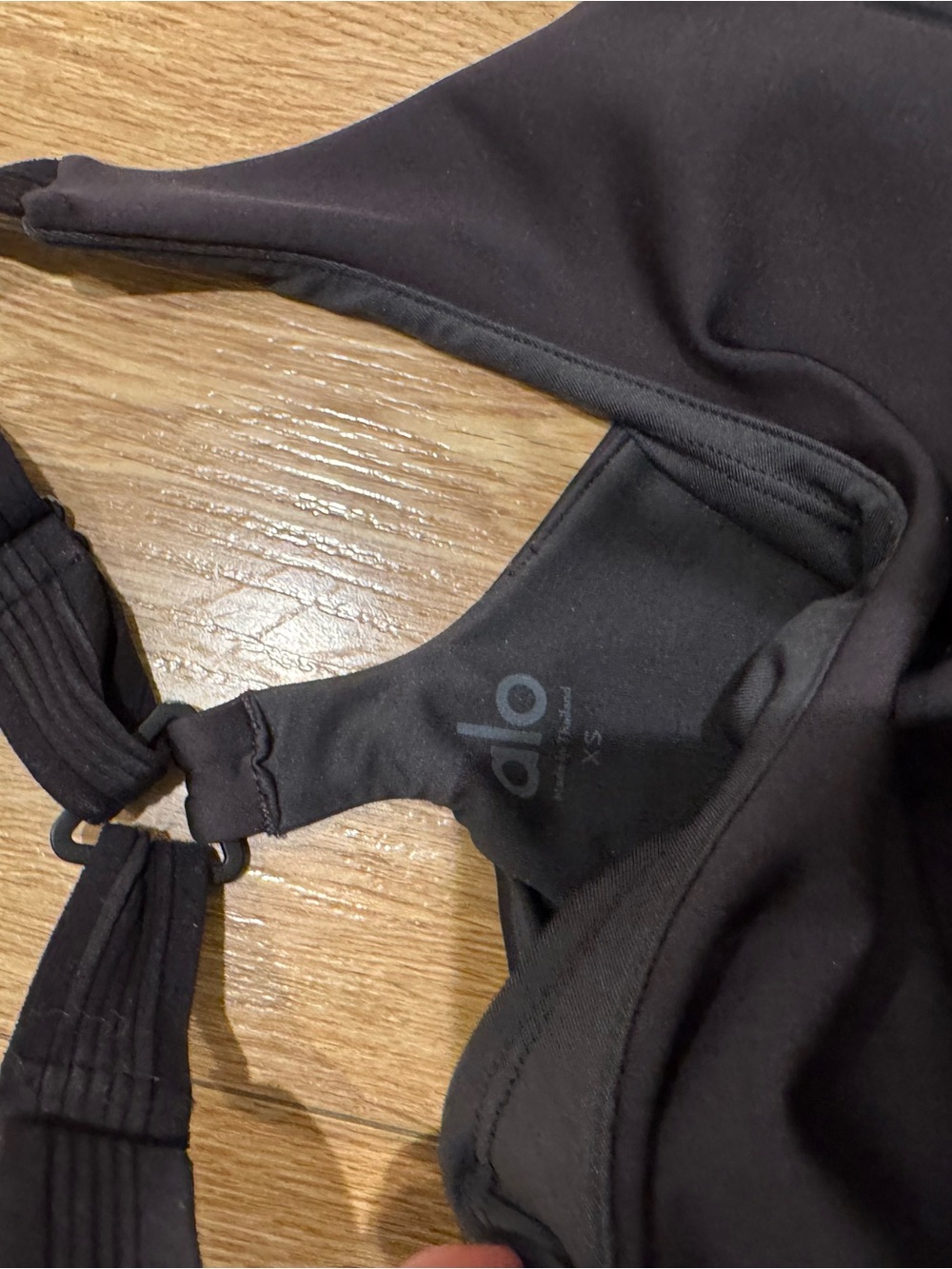 ALO Yoga Black High-Waist Leggings with Branded Waistband - Picture 3 of 5